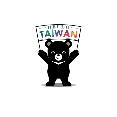 Hello Taiwan Black Bear Design by 3dami