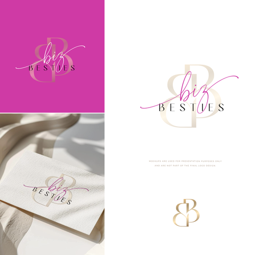 "Bold & Warm Logo for Women's Business Coaching Brand — Biz Besties" winning Logo design
