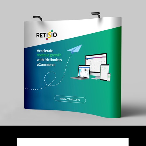 Design a fantastic tradeshow booth for enterprise SaaS company / eCommerce platform Design by dezignedge*