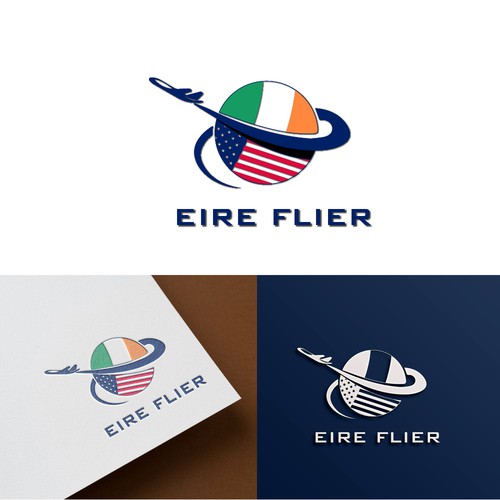 The Eire Flier logo Diseño de Eric Studio