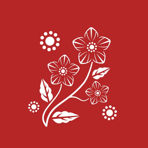 Create floral cover art for a beautiful paper floral pop-up greeting card Design by BrittnoriDesigns