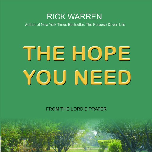 Design Rick Warren's New Book Cover Design réalisé par Parth