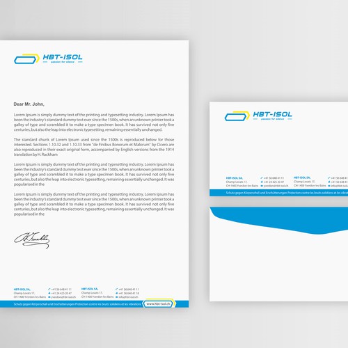 Design Implement the new logo on all our business papers di Dipenshah