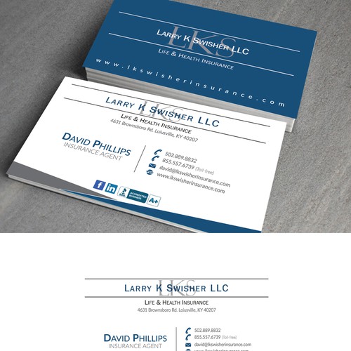 Simple but elegant design for an insurance agency ...