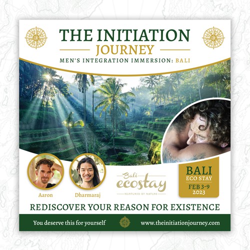 The Initiation Journey Retreat for Men Design by Jordon