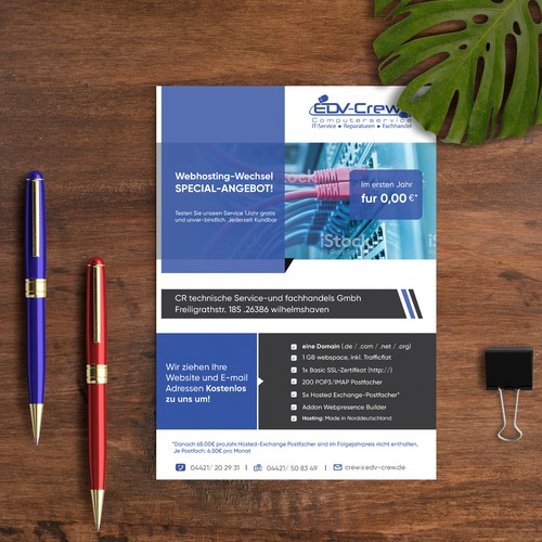 Postal, flyer o impreso propuesta en el concurso por Rumel007