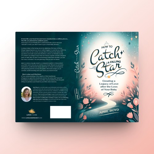 Design a book cover for "How to Catch a Falling Star" Design by Esteban Ibarra