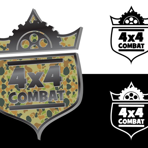 logo for 4x4 COMBAT Design by photas