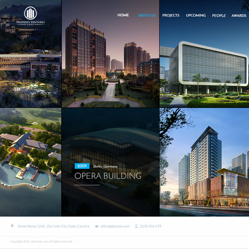 Web page design contest entry by Ena J