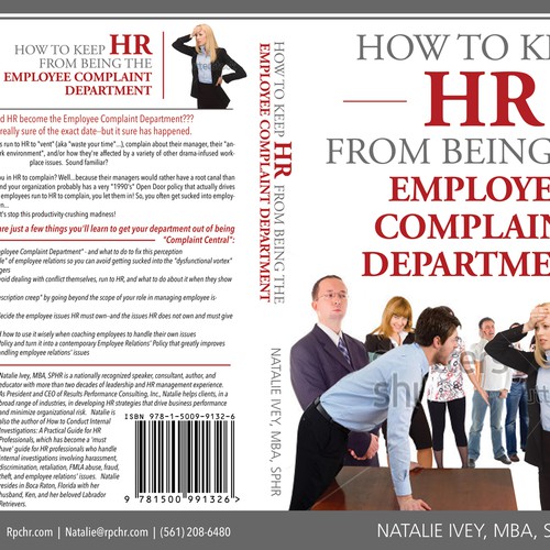 Create a book cover for How to Keep HR from Being the Employee Complaint Department Design by AnointingProductions