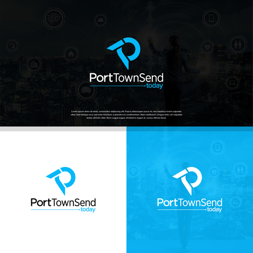 Design a logo for a live event feed for a town, slick & cool. Diseño de idgn16