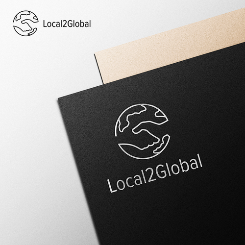 Can you combine a handshake and a globe into a seamless design that is minimal, abstract & trendy? Or, try something new Design von MFinity DesignStudio