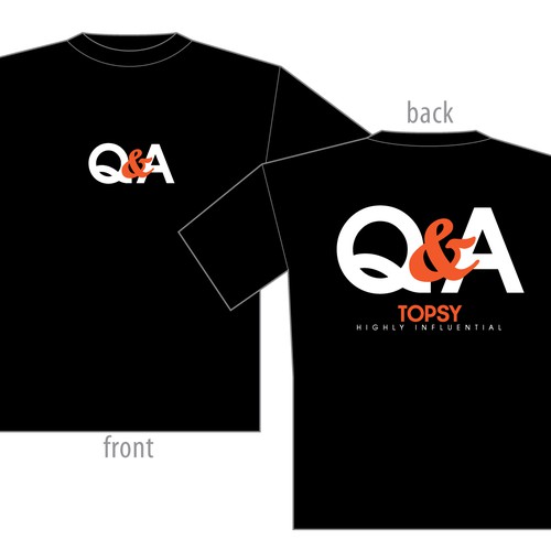 T-shirt for Topsy Design por FishDzn