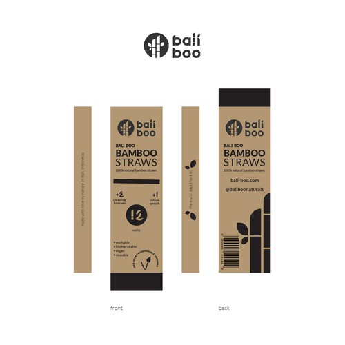 Awesome Packaging design for Bali Boo Design by Cassandra Ferri