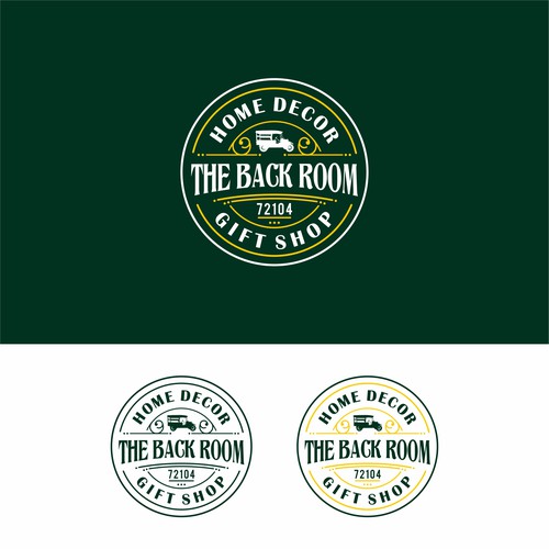 "The Back Room" logo contest for a masculine room in a home decor and gift shop Design by MagicalMysteryCat