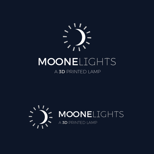 Design me a  simple but impactful logo for a 3d printed moon night lamp. I have the pics! Design por Yakobslav