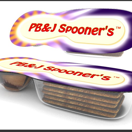 Product Packaging for PB&J SPOONERS™ Design by KingMelon