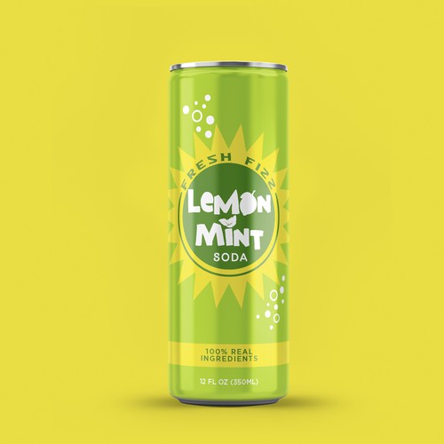 Diseño de Fresh Fizz Soda Label de Gustavo RV