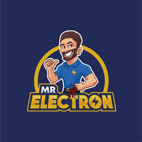 Design a logo for MR ELECTRON the electrical specialist Design by Gr8 ART