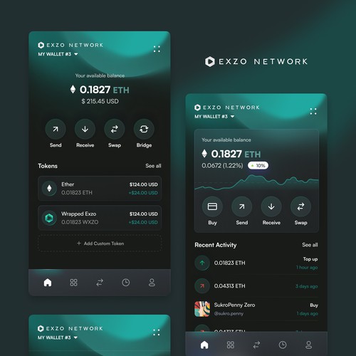 Web3 & Crypto Wallet Chrome extension Design by underground182