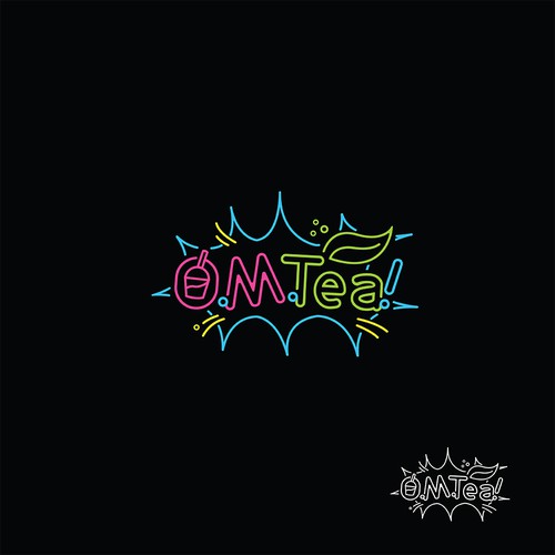 Design eye catching logo for bubble tea shop. Design by GKeso_Designs