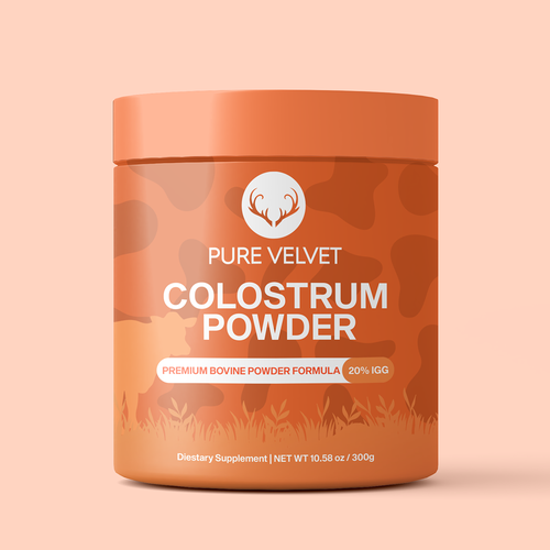 Design di Re-design Supplement Label to capture Amazon shopper attention & boost CTR - Colostrum Powder di bikourrvne