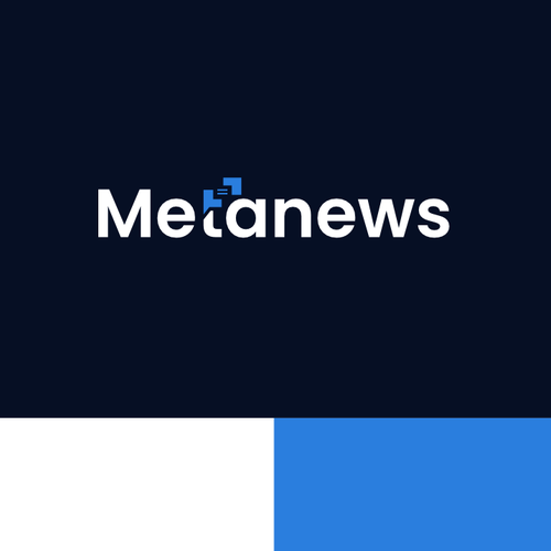 Design a logo for a web3 News platform called MetaNews Design by Delmastd