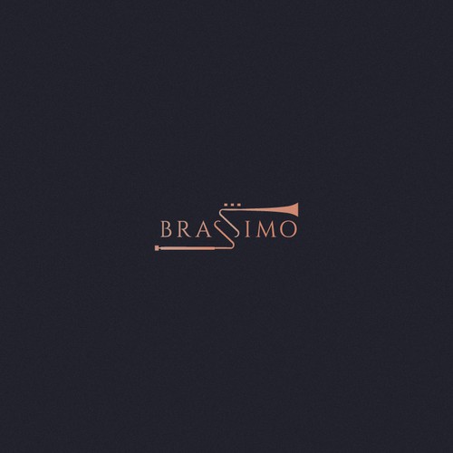 Brassimo | Logo for brass band Réalisé par Artur Zherdetskii