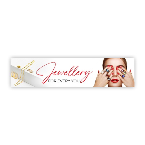 Design an exciting, vibrant Jewellery Banner! Design by XAM76