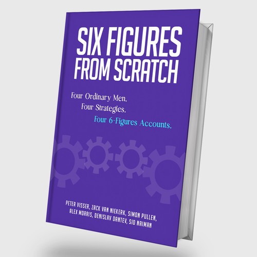 Design an E-book cover that teaches people how to build 6-figure trading accounts, that pops! Design by Kosmos Creatives