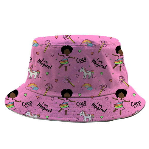 Bucket Hat Designs for Girls (black culture theme) Design by ash00 Designs