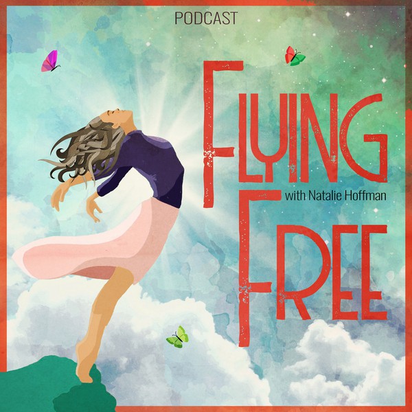 Design by CreativePool titled "Podcast Cover For Flying Free with Natalie Hoffman :)"