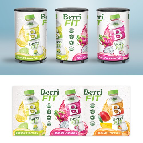 Branded Beverage Cooler Design by maxgraphic