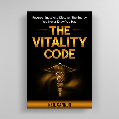 Vitality Book design to appeal to conscious people Design by The Cloud Digital