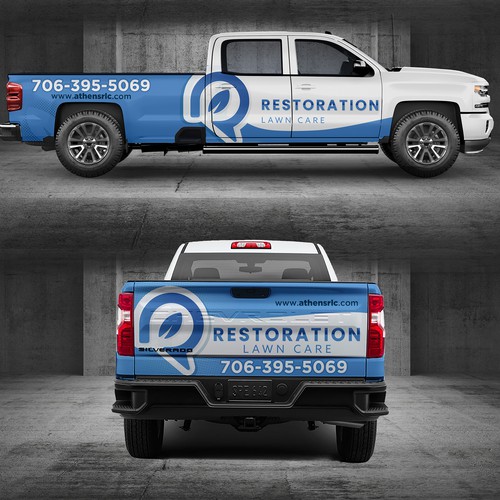 Growing lawn care company needs the first of many new vehicle wraps. Design by Iryna S