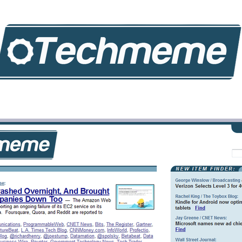 logo for Techmeme Design por zfaris