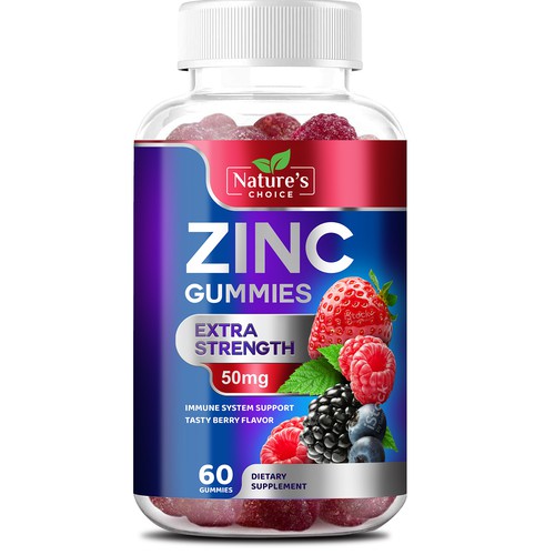 Tasty Zinc Gummies design needed for Nature's Choice Design por sapienpack