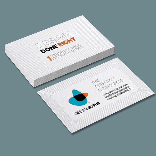 Business Card for DesignGurus.com Diseño de fastdesign86