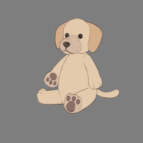 Weighted Stuffed Animal for Adults with Anxiety Disorders Design by Friyu