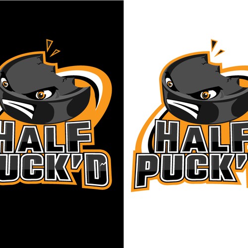 Logo for hockey team jersey - funny / creative - team name 'half