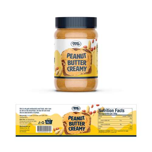 We need a Peanut Butter label that stand out. Design by Rumon79