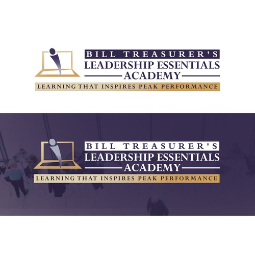 Grab people's attention with your logo for a new online leadership academy! Design by Maher Sh