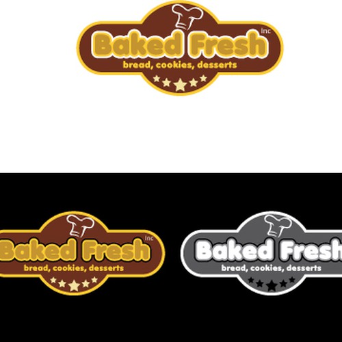 logo for Baked Fresh, Inc. Design by dprasdesign