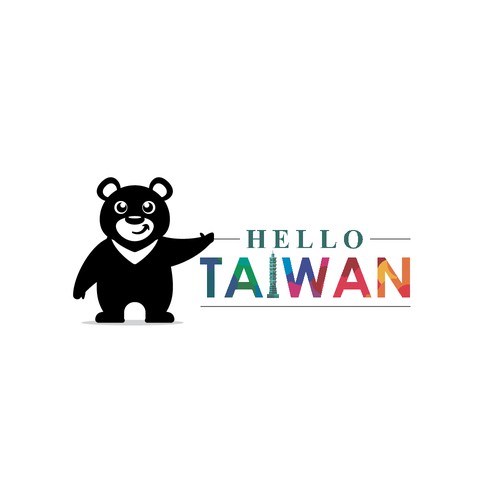 Hello Taiwan Black Bear Design by |Alex|