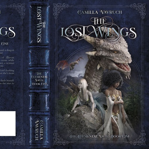 Fantasy cover for a YA with dragons, mermaids and magic Design by Sander Both