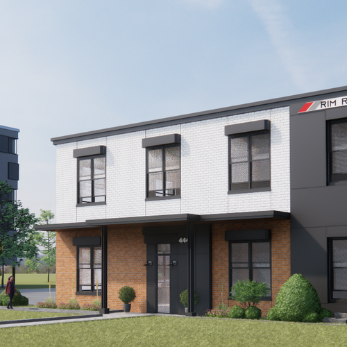 Modern Industrial / Flex Building Facelift Design by Muzaena