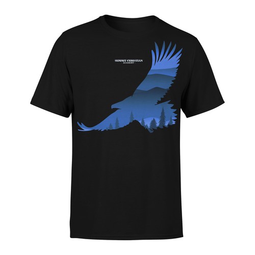 Creative Eagles T-shirt for School Design by PEDROVALERODSGN ✅