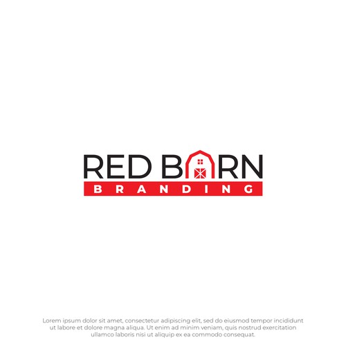 Red Barn without the Farm Design by James®