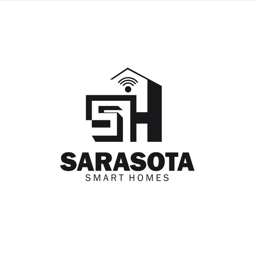 Sarasota Smart Homes logo for our company that does technology innovations and installations Design réalisé par Dswan