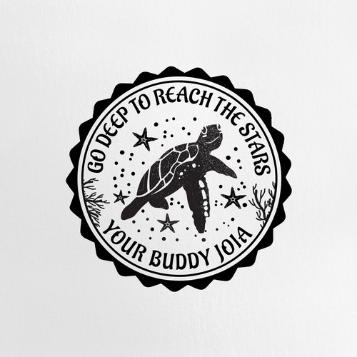 Scuba Diving Stamp Design by Design Republik